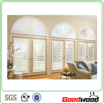 89mm Ventanas de madera maciza de persianas de madera maciza (Sgd-S-6116)